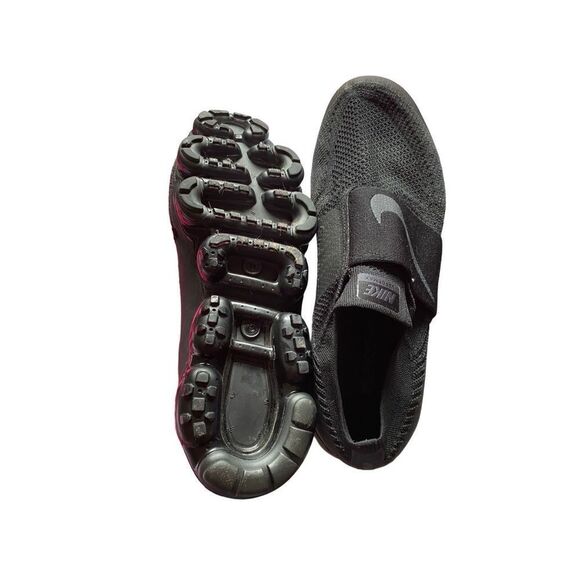 Nike woman’s vapor max fly knit moc black and gray sneaker size 12, AA4155–004 - Picture 7 of 8